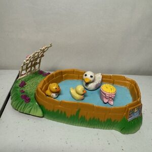 Swimming Ducklings With Pond Nest Littlest Pet Shop Set 1994 Kenner LPS Vintage